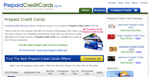 prepaid credit cards